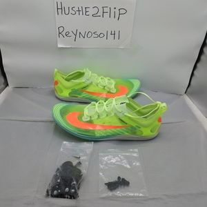 Nike Zoom Victory 5 XC Men 10.5 Track Field Spikes Shoe Volt Orange AJ0847-701